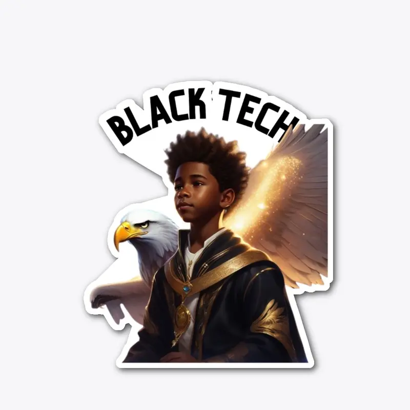 Black Tech Book Cover (Arch Text)